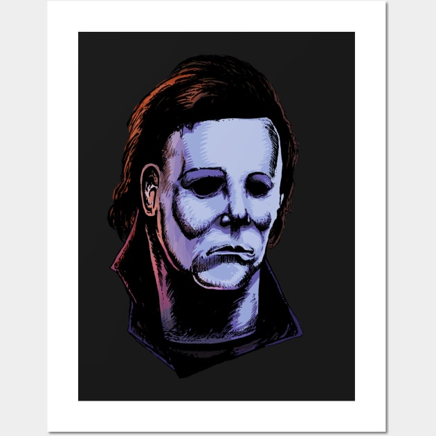 Michael Myers Wall Art by Creepsandbabes